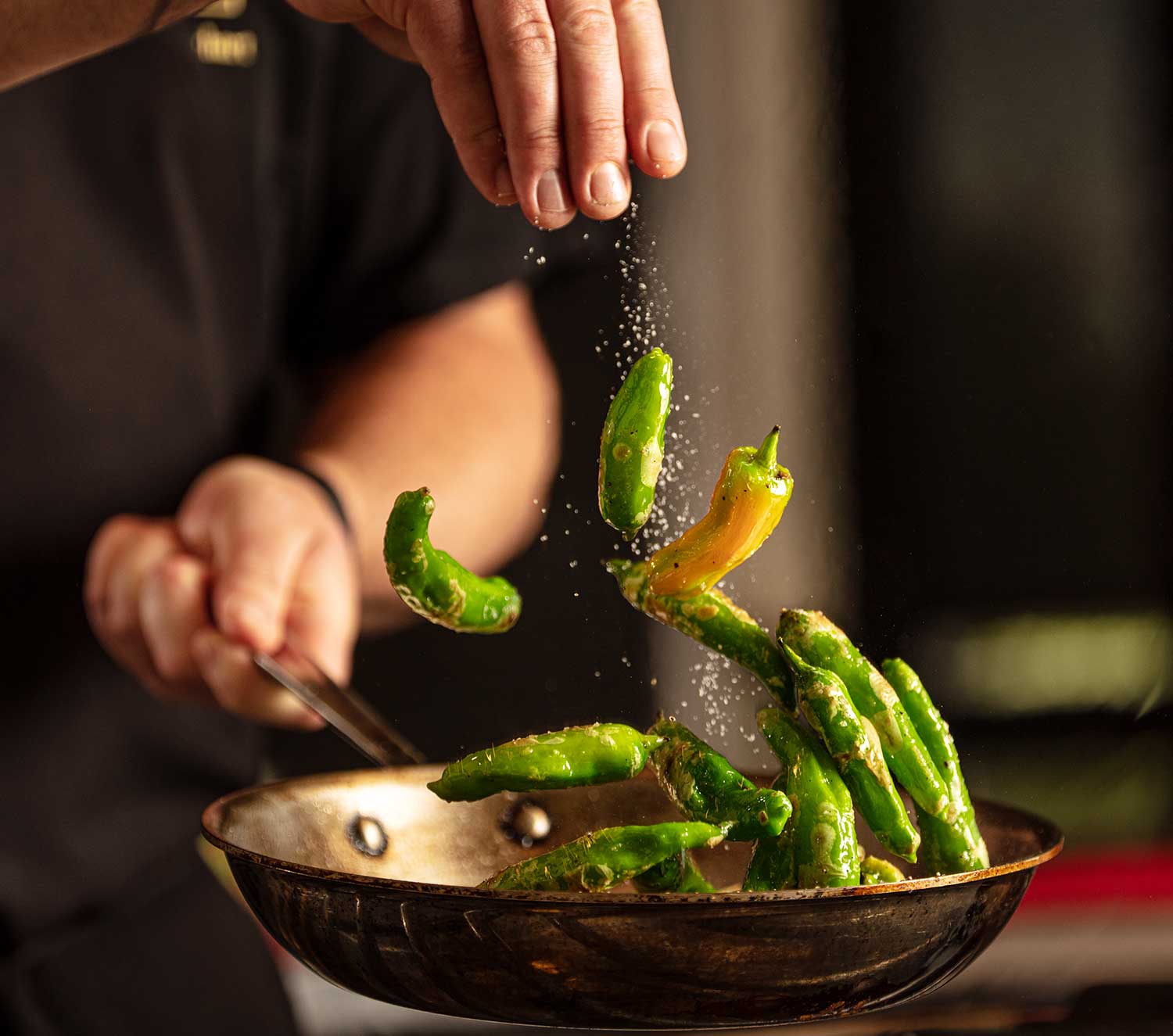0625-4605561-artfully-crafted Peppers in frying pan